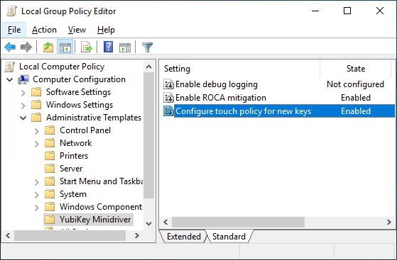 Group Policy Editor Screenshot